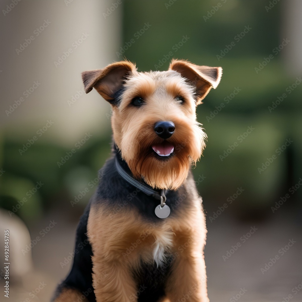A portrait of a brave and determined Welsh terrier1 A portrait of a brave and determined Welsh terrier1