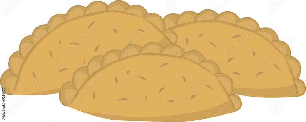 Indonesian traditional snacks illustration Indonesian traditional snacks illustration