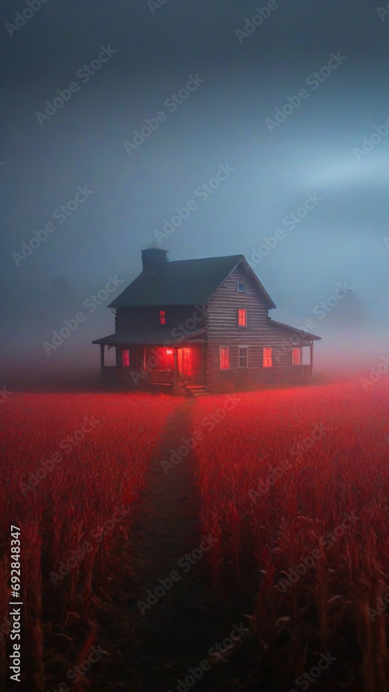 house in the mist