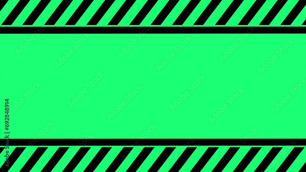 Animation of barricade tape or warning tapes. The concept of an ...