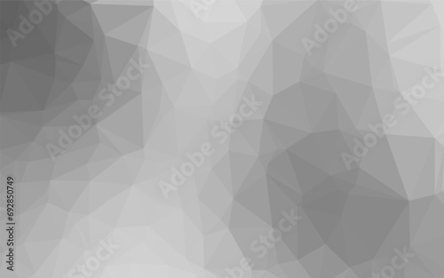 Light Silver, Gray vector blurry triangle template.