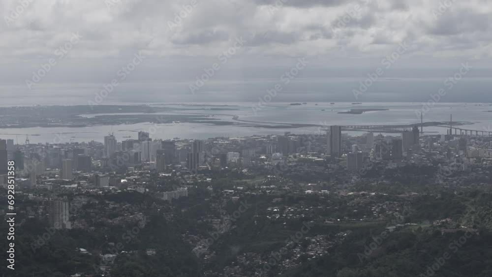Gray skies and rain over Cebu City, Philippines. Gray skies and rain over Cebu City, Philippines.