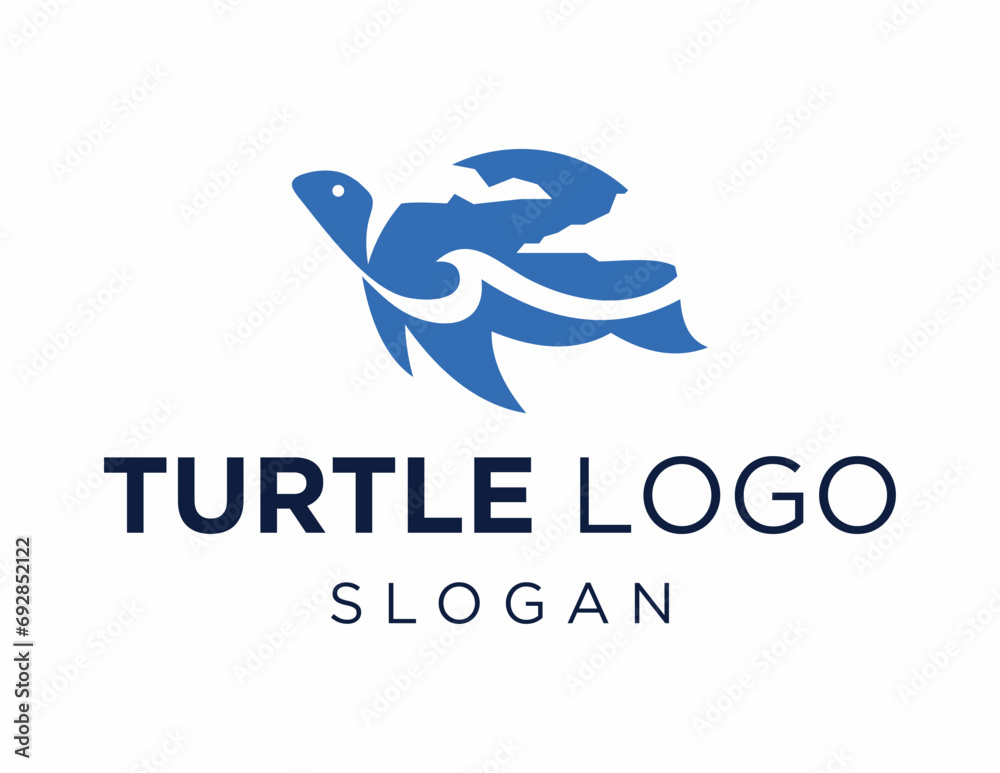 Logo about Turtle on a white background. created using the CorelDraw application. Logo about Turtle on a white background. created using the CorelDraw application.
