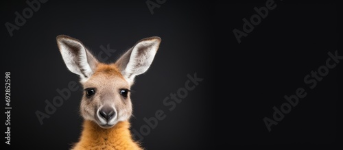 Close-up view of a young kangaroo. © 2rogan