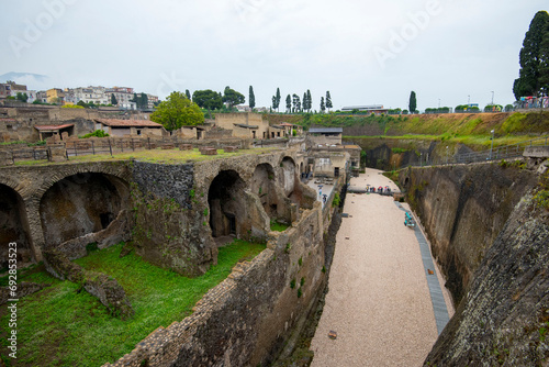 Ancient Roman Town of Herculaneum - Italy photo