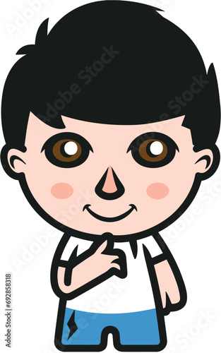 cartoon boy