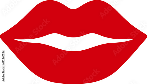 Female lips lipstick kiss print photo