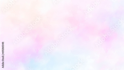 パステルカラーの水彩背景_1