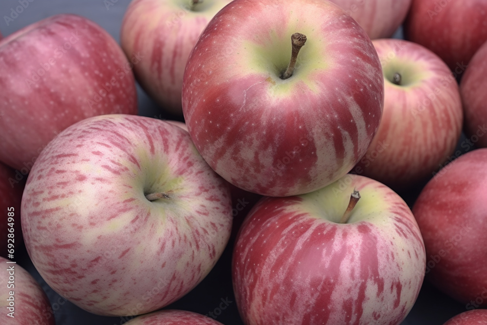 Vibrant Fresh Apples Harvest - Organic Fruit Photography created with generative AI tools Vibrant Fresh Apples Harvest - Organic Fruit Photography created with generative AI tools