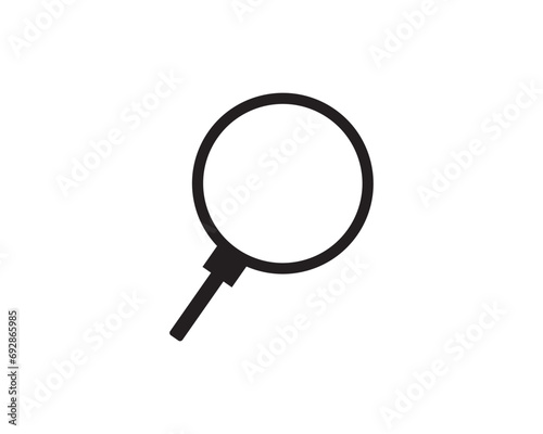 Magnify glass icon vector symbo design