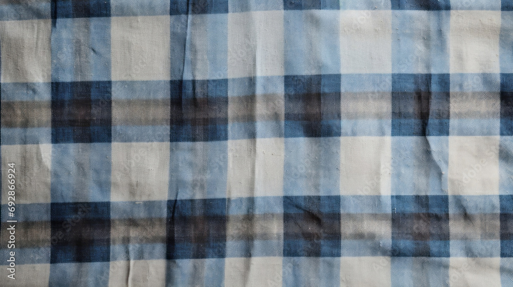 Background made of natural linen fabric in a checkered pattern. Background made of natural linen fabric in a checkered pattern.