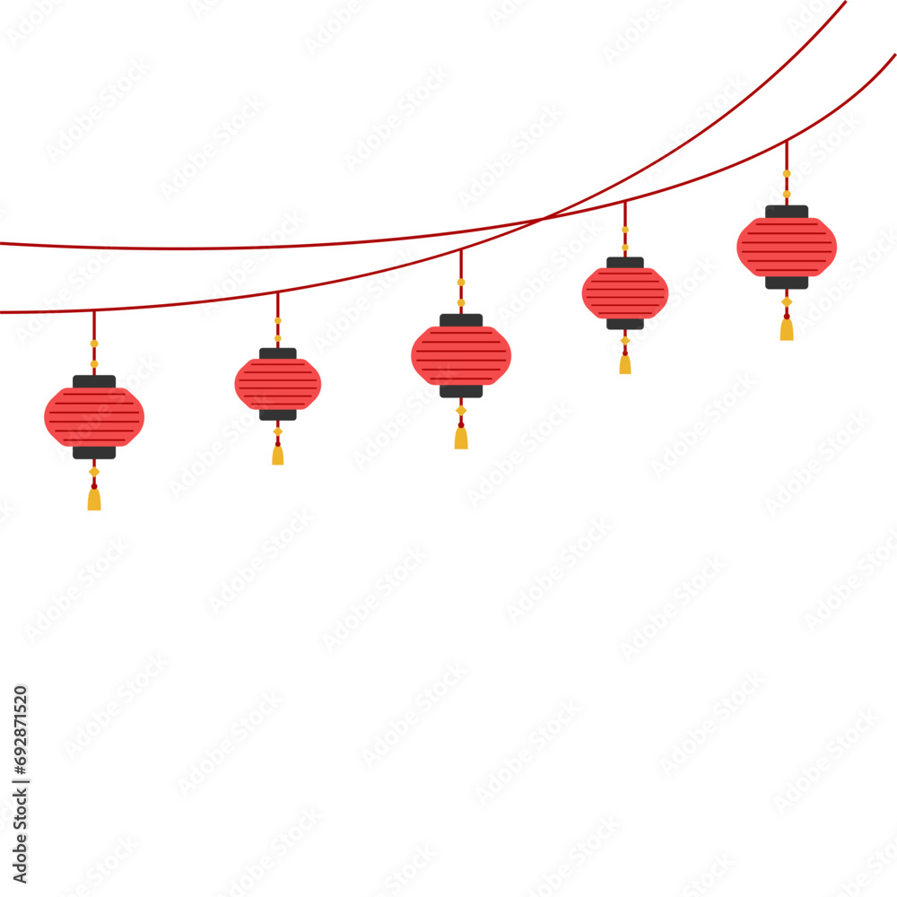 Chinese Lantern Illustration Chinese Lantern Illustration