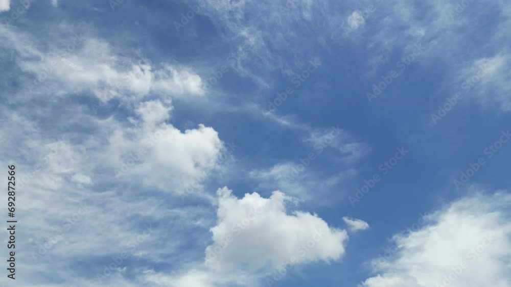 blue sky with clouds