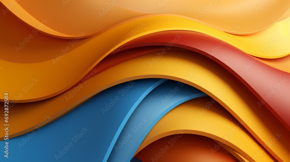 Autumnal Hues Flow in Waves: A Vibrant Cascade of Orange and Blue Abstract Curves Autumnal Hues Flow in Waves: A Vibrant Cascade of Orange and Blue Abstract Curves