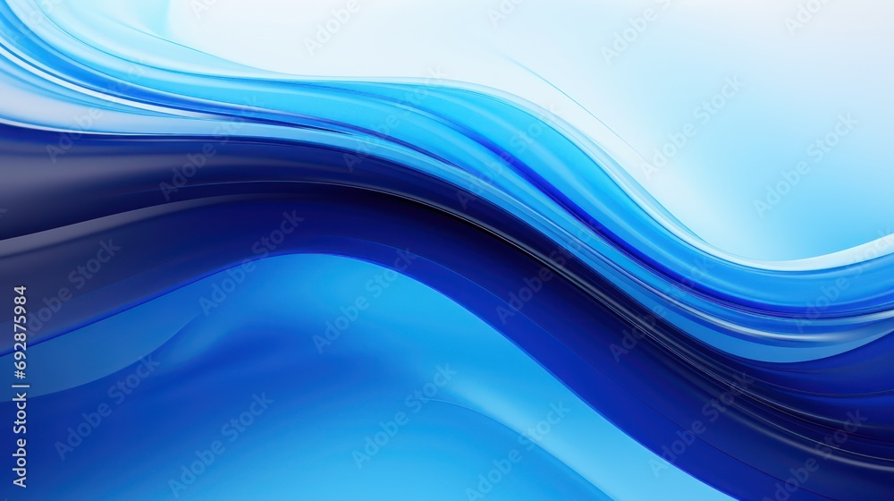 Background with graphic effects of wavy fluid, azure waves on a white background Background with graphic effects of wavy fluid, azure waves on a white background