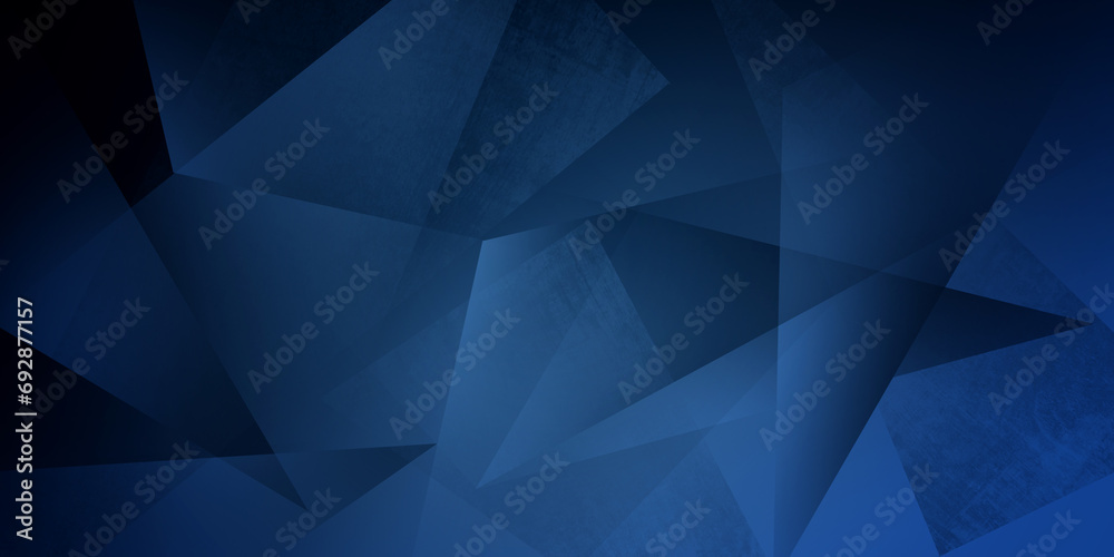 Abstract blue background design with triangle blocks in geometric pattern, contemporary modern art style background design Abstract blue background design with triangle blocks in geometric pattern, contemporary modern art style background design