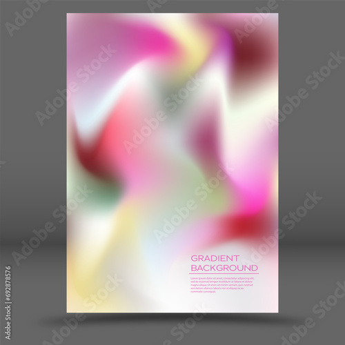 Gradient abstract background. Creative design for book covers, magazines, notebooks, albums, posters, booklets and posters. Templates for design and creative ideas.