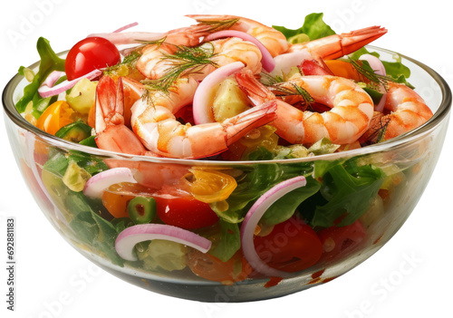 salad isolated on transparent background 