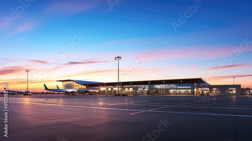 sky blue airport background illustration plane runway  luggage arrival  gate security sky blue airport background