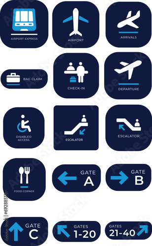 Airport Sign Icon