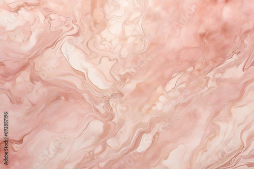 Watercolor background of light pink beige gradient marble texture