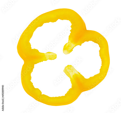 yellow pepper slices transparent png