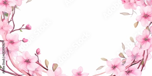 Floral background, generative ai