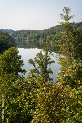The Lake Vesuvius Recreation Area at Wayne National Forest in Ohio