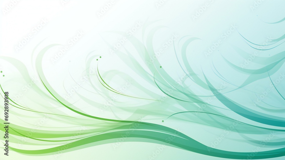Serene Green Waves: Gentle Curves and Soft Hues Creating a Peaceful Abstract Design Serene Green Waves: Gentle Curves and Soft Hues Creating a Peaceful Abstract Design