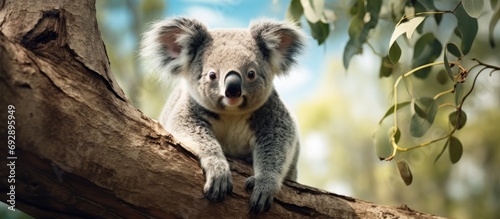 Koala spotted near Melbourne in Australia. photo