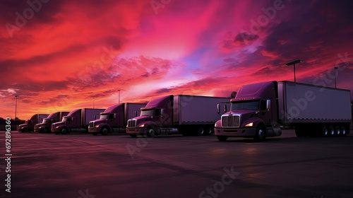 logistics truck warehouse background illustration transportation distribution, inventory storage, freight supply logistics truck warehouse background