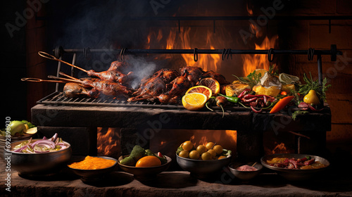 A Culinary Journey of Tandoori Temptations, where Tasty Meats and Spice in the Clay Oven