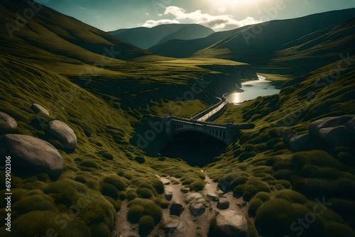 Fototapeta Naklejka Na Ścianę i Meble -  view from the mountain