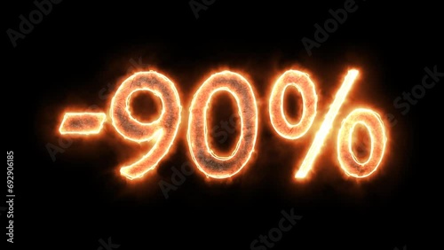 Alpha channel is included. -90% Burning percentages. Summer Sale. Hot sale. Black Friday. Greater discounts (dumping, %, percentages, purchase, sale). Quick Time, codec: PNG, 16-bit color,  photo