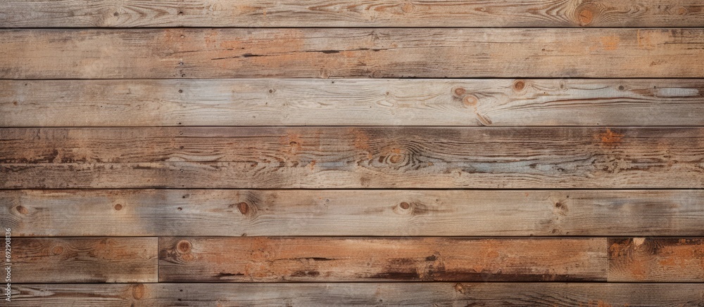 A weathered wooden textured wall in Lithuania showcases the country's cultural heritage.
