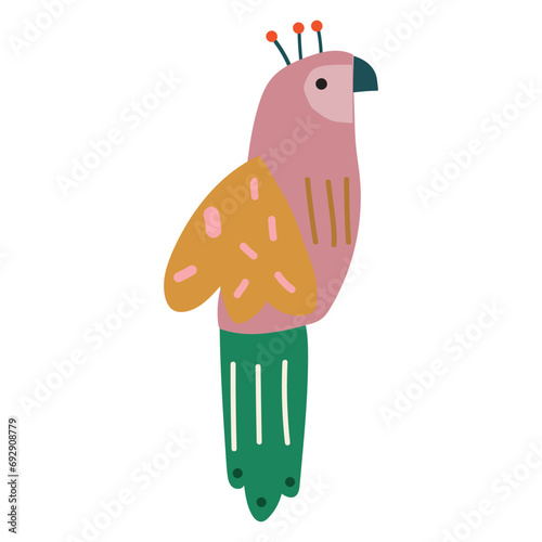Canvas Print doodle seamless animals