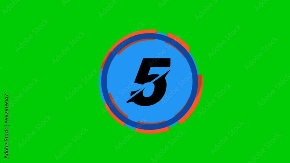 countdown time with green background countdown time with green background