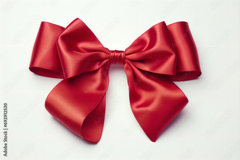 red bow isolated on white background red bow isolated on white background
