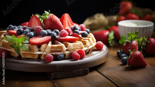 syrup table waffle food illustration butter crispy  delicious fluffy  batter iron syrup table waffle food