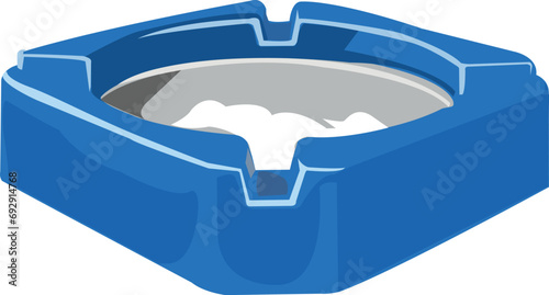 Ashtray
a receptacle for tobacco ash and cigarette butts.