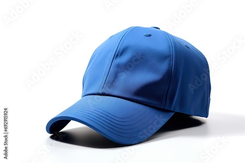 background white isolated cap blue fashion Closeup baseball hat blank clean clothing empty textile visor cotton style object nobody view head canvas uniform helmet advertise design beauty colours