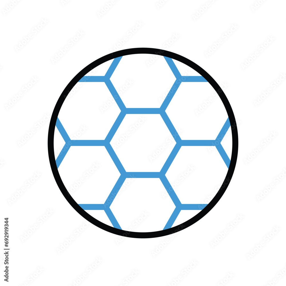 Soccer Ball icon vector stock illustration
