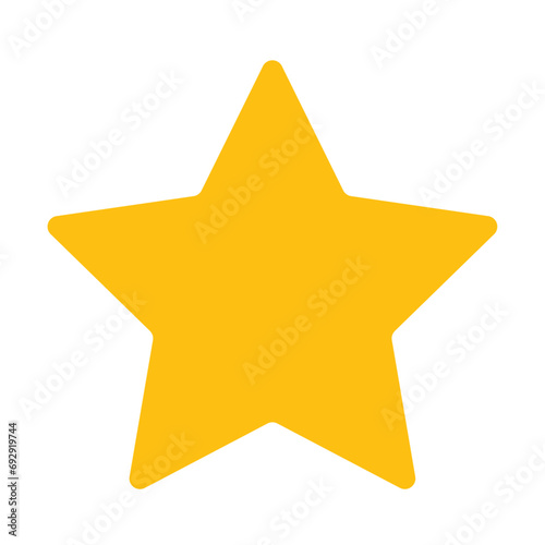 golden star icon photo