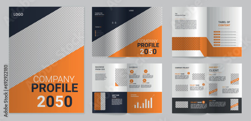 corporate brochure cover page template