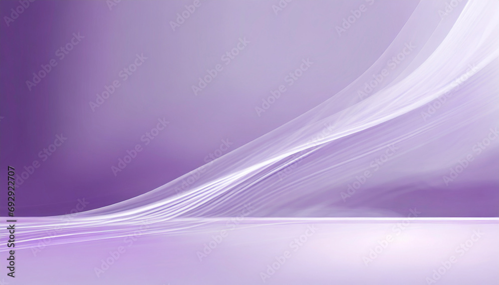 An abstract modern light lilac backdrop for a product presentation with floor and smoke An abstract modern light lilac backdrop for a product presentation with floor and smoke