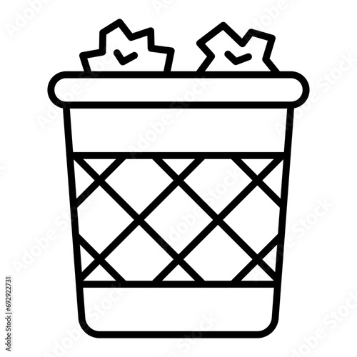 Paper Bin Icon