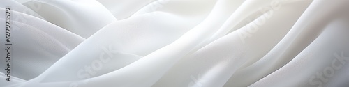 Elegant bridal fabric close-up