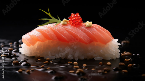 Tasty of Exquisite Sushi Artistry, Nigiri Elegance, Delicate Slices of Pristine Fish
