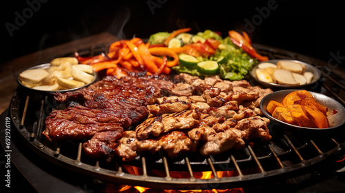 Korean Barbecue, Where Juicy and Flavorful Meats Take Center Stage in a Culinary Extravaganza