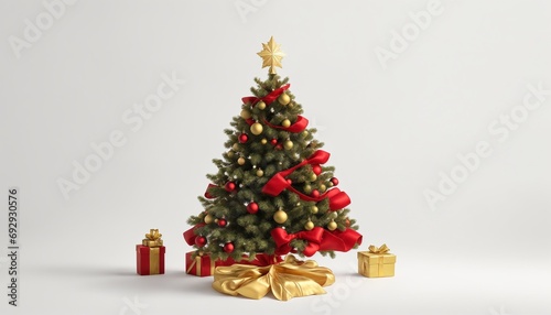 christmas tree with gifts